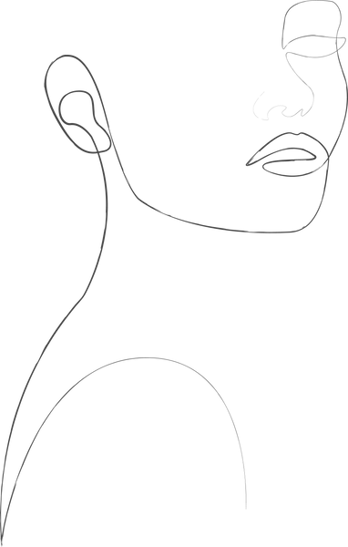 woman silhouette outline